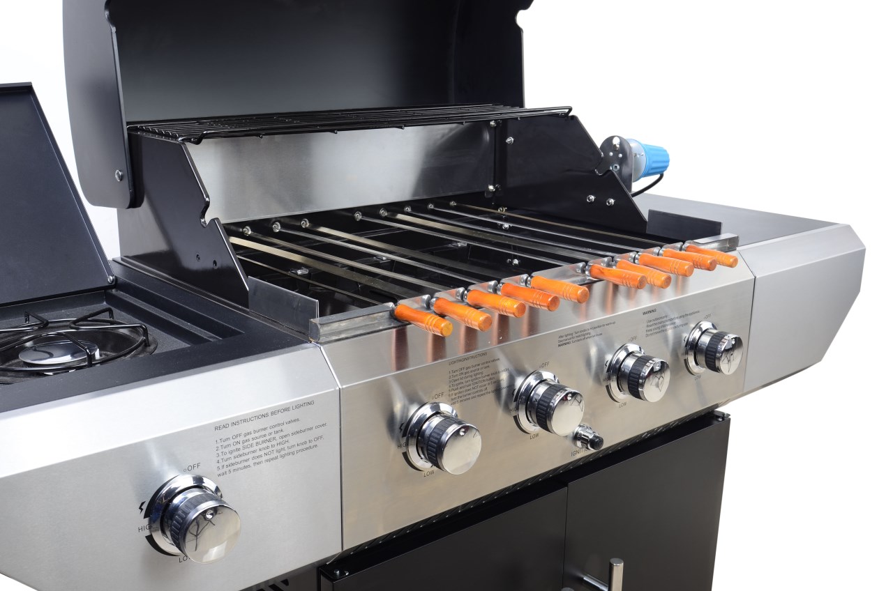 Gas Shish Kabob Rotisserie Grill -